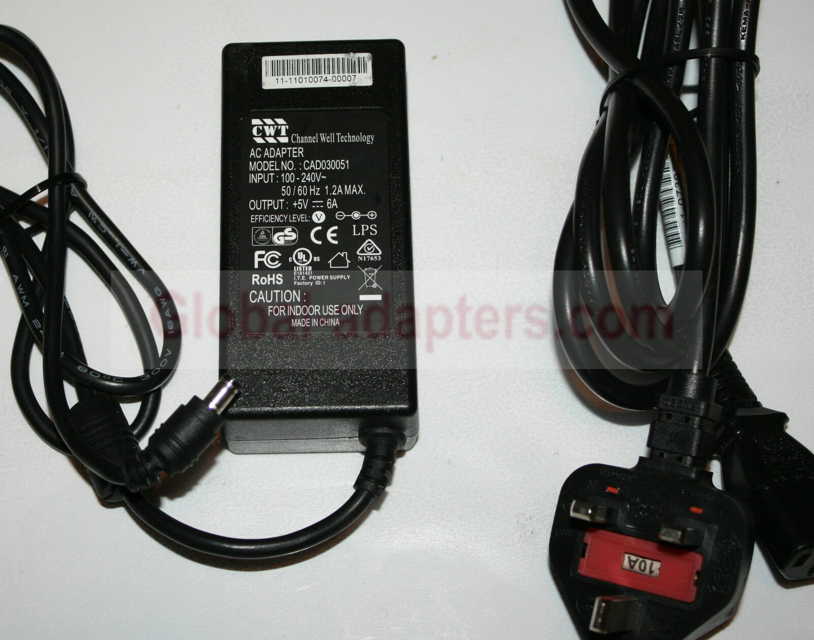 New 5V 6A CWT Cad030051 Power Supply Ac Adapter